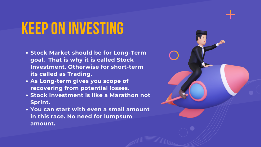 Stock Investment should be for Long-Term